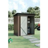 Lockable Metal Outdoor Garden Storage Tool Shed