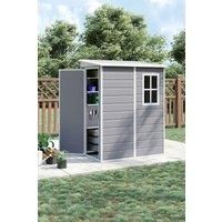 Plastic Outdoor Garden Storage Shed with Lockable Door