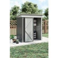 Outdoor Metal Storage Shed with Lockable Door