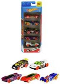 Hot Wheels 01806 Diecast and Mini Toy Cars (Assorted Models), Pack of 5