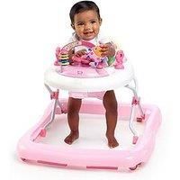 Bright Starts JuneBerry Walk-A-Bout Walker with Easy Fold Frame for Storage, Ages 6 Months +
