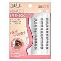 Ardell Naked Press On Underlash Eyelash Extensions, 30 Clusters, Pre-Glued, Applicator Included (Pack of 1)