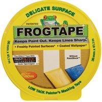 Frog Tape Yellow Delicate Surface Painters Masking Tape 36mm x 41.1m. Indoor painting and decorating for sharp lines and no paint bleed