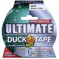 Duck 232160 Ultimate Tape White 50mm x 25 Metre