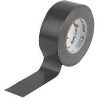 Duck Tape Original Black, 50 mm x 50 m. The original high strength waterproof gaffer and duct adhesive cloth repair tape