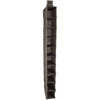 ClosetMaid Hanging Closet Organizer, Bamboo Wood, Grey, 10-Shelf