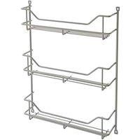 Closetmaid Premium Kitchen Spice Rack, Silver