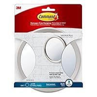 Command BATH35-SN-ES BATH35 Bath Mirror, Satin Nickel