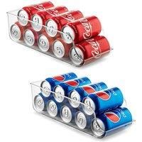 Abs Fridge Can Organiser Tray - Durable, Large-Capacity Kitchen Storage
