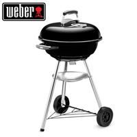 WEBER Compact 47 cm Portable Charcoal BBQ - Black