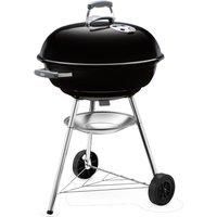 Weber Compact 57cm Kettle Charcoal BBQ, Black