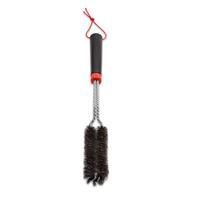 Weber Grill Brush - Narrow, 45Cm Long, with Non-Slip Comfort Grip, Durable & Rus