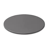 Weber Crafted PizzaStone | Glazed BBQ Pizza Stone | Cordierite Pizza Stone | Weber Crafted Gourmet BBQ System | Weber Barbecue Accessories | Round 36cm – Black (18412)