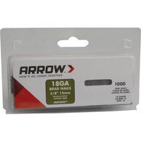 Arrow BN1810 Brad Nails 1000 Pack 15mm