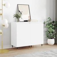Sideboards 2 pcs White 40x35x70 cm Engineered Wood