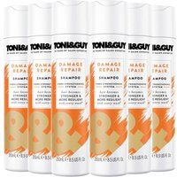 Toni & Guy Professional Damage Repair Shampoo With Keratin Active Technology Patented Fibre Strengthening System Designed To Strengthen And Nourish Dry, Brittle And Damaged Hair 250ml