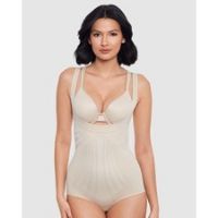 Modern Miracle Lycra FitSense Cupless Body Shaper-Warm Beige