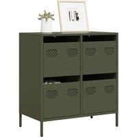 SideboardOlive Green 68x39x73.5 cm Cold-rolled Steel