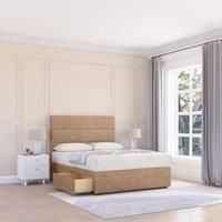 California Divan Bed Base No Drawers 12" Footboard & 26" Struts Headboard