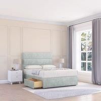 California Divan Bed Base No Drawers 12" Footboard & 26" Struts Headboard