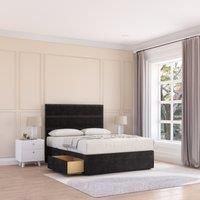 Watson Divan Bed Base No Drawers 12" Footboard & 26" Struts Headboard