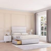 Watson Divan Bed Base No Drawers 12" Footboard & 26" Struts Headboard