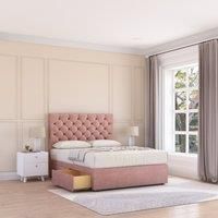 Mayfair Divan Bed Base 4 Drawers & 54" Floor Standing Headboard