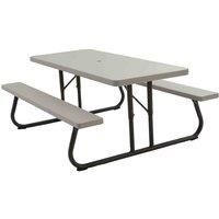 Lifetime 22119 6 ft (1.83 m) Picnic Table (putty)