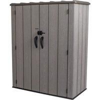 Lifetime Vertical Storage Shed (53 Cubic feet), Roof Brown, 74 x 142 x 174 cm