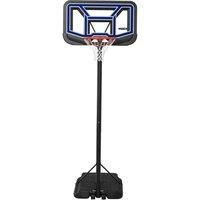 Lifetime Unisex-Youth Adjustable Portable Basketball Hoop (44-Inch Polycarbonate), Black, 7.5 10 ft. (2,28 m-3,04 m)
