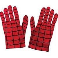 Rubie's Official Kiid's Spiderman Gloves Costume - One Size, Red