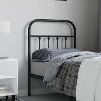 Metal Headboard Black 75 cm