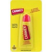 Carmex Classic Moisturising Lip Balm Tube | Prevents Dryness, Peeling & Lip Discolouration from Sun Exposure | Hydrating Lip Care with Cooling Relief for Hot, Sunny Days (10g)