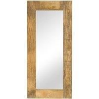 Mirror Solid Mango Wood 50x110 cm