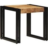 Coffee Table 40x50x38 cm Solid Rough Wood Mango