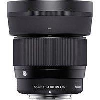 Sigma 351965 56mm F1.4 DC DN Contemporary For Sony E, Black