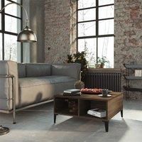 Coffee Table Brown Oak 60x60x30 cm Engineered Wood