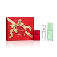 Elizabeth Arden Prestige Fragrance Coffret 3-Piece Gift Set, RED DOOR, GREEN TEA, WHITE TEA, luxury fragrance gifting for women