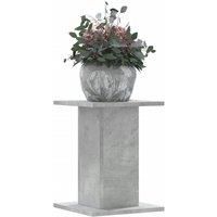 Plant Stands 2 pcs Concrete Grey 30x30x40 cm Engineered Wood