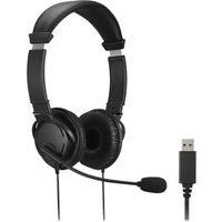 Kensington Classic USB-A Headset w/ Mic & Volume Control HiFi Headphones Black