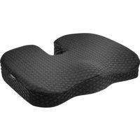 Kensington Premium Cool-Gel Seat Cushion, Black - Relieves Spine Pressure, Improves Posture, Siatica, Orthorpedic (K55807WW)