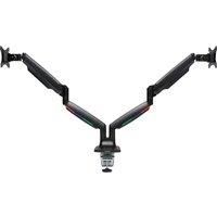 Kensington One-Touch Height Adjustable Dual Monitor Arm - Black