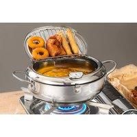 Stainless Steel Deep Fryer With Thermometer
