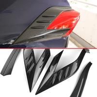 For 2019-2024 Toyota RAV4 Suzuki Across Car Tail Light Frame Trims Rear Lamps Cover Sticker Carbon