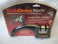 Chef's Choice 464 Pronto Diamond Hone, 2 Stage Manual Sharpener NOS