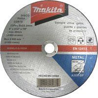 Makita Flat Metal Cutting Disc 230mm 3.2mm 22mm