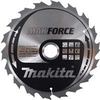 Makita MAKFORCE Wood Cutting Saw Blade 230mm 18T 30mm