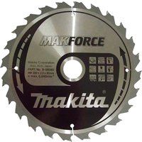 Makita MAKFORCE Wood Cutting Saw Blade 230mm 40T 30mm