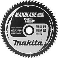 Makita MAKBLADE Plus Wood Cutting Saw Blade 255mm 60T 30mm