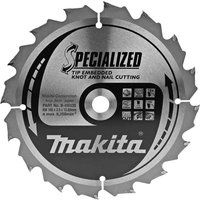 Makita SPECIALIZED Knot and Nail Cutting Saw Blade 185mm 16T 15.8mm